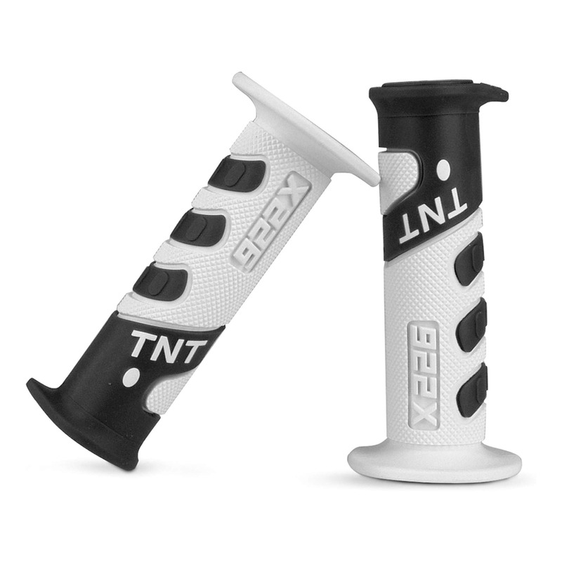 Revêtements de poignées TNT MX 922X - Blanc Noir