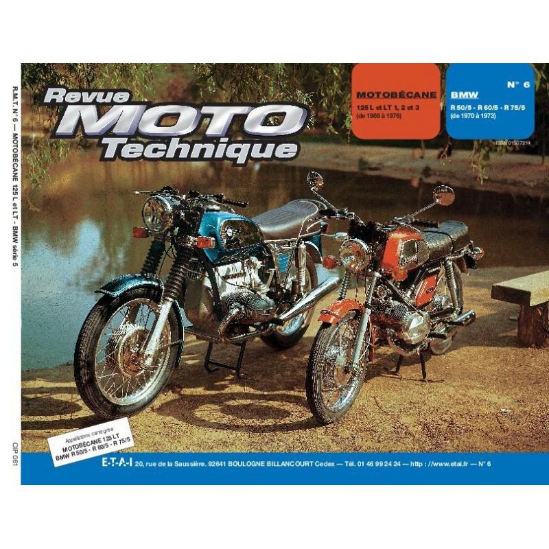 Revue Moto Technique 06 Motobécane 125 / BMW R 50/5-R 60/5-R 75/5