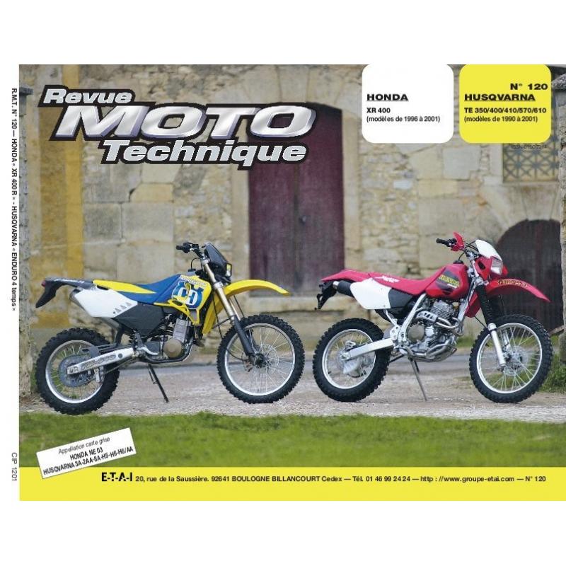 Revue Moto Technique 120.1 Honda XR400 / Husqvarna TE 350 à 610