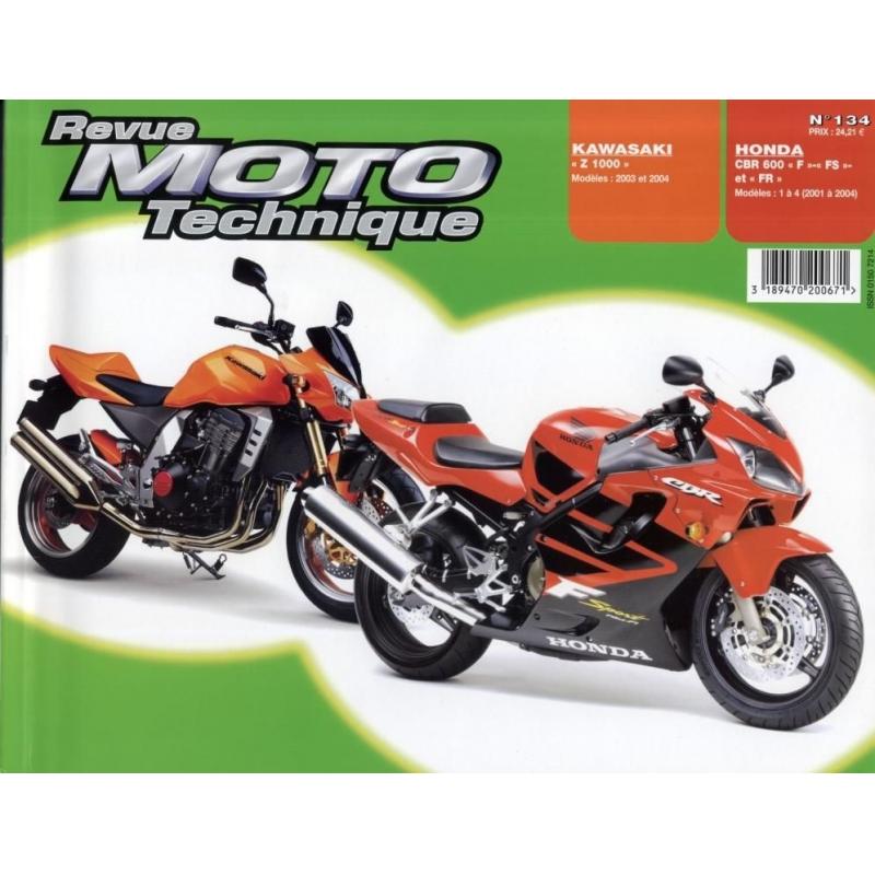 Revue Moto Technique 134.1 Honda CBR 600 F/FS 01-04 / Kawasaki Z1000 0