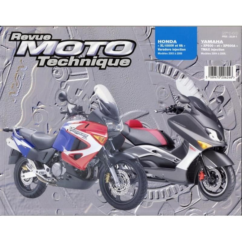 Revue Moto Technique 140.1 Honda XL1000V-VA / Yamaha T-MAX XP 500-500 A