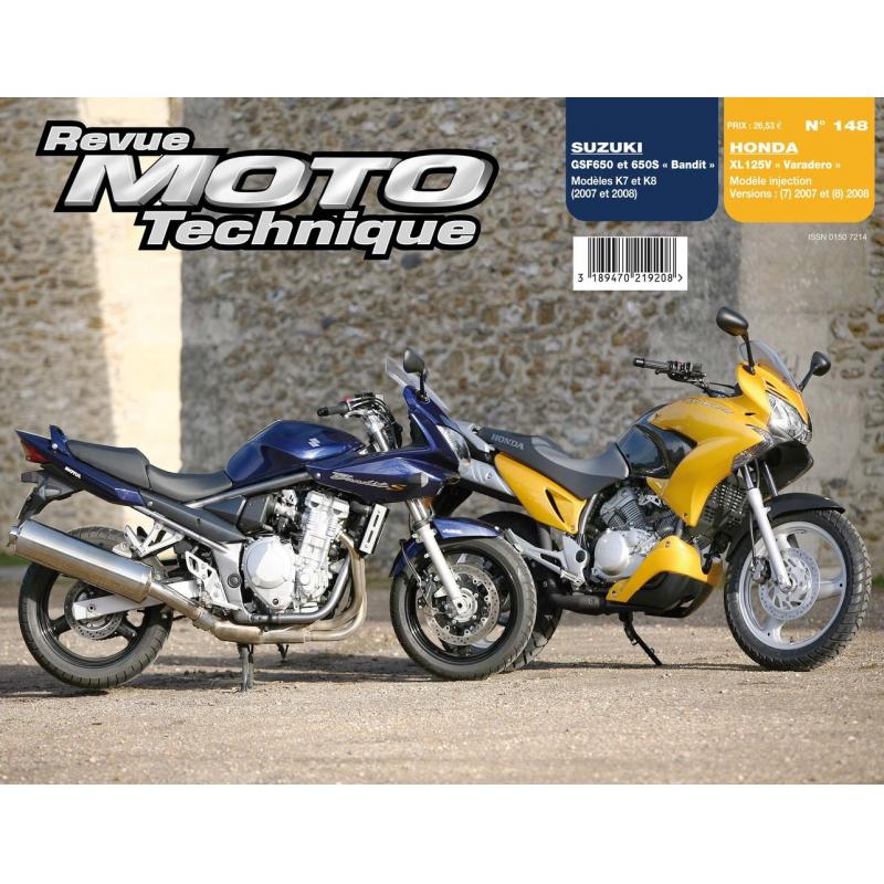 Revue Moto Technique 148.1 Honda XL 125 V Varadero / Suzuki GSF 650/650S