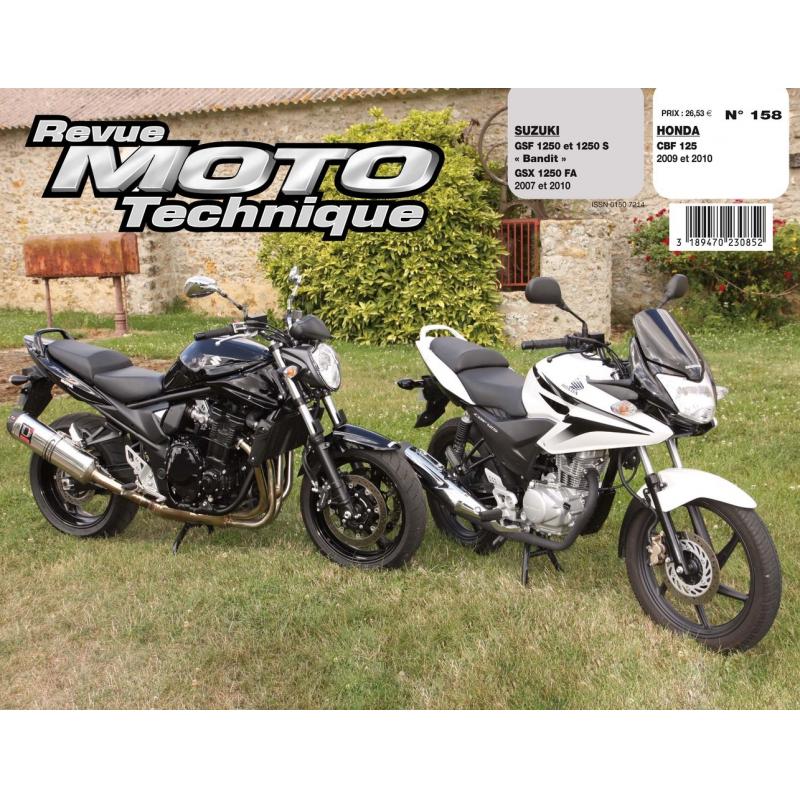 Revue Moto Technique 158 Honda CBF 125 / Suzuki GSF/GSX 1250 Bandit