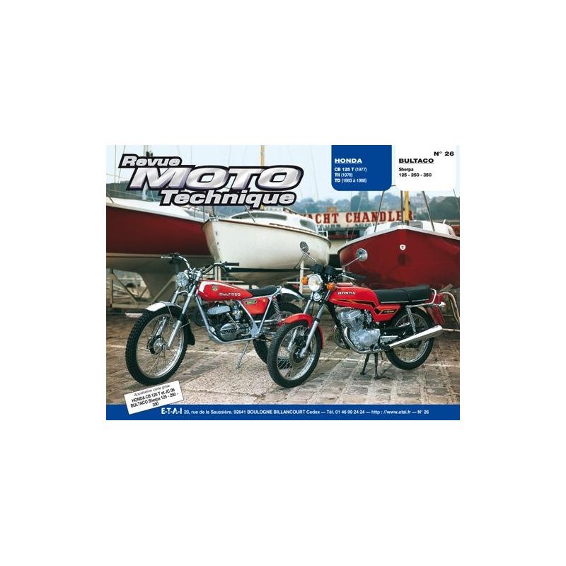Revue Moto Technique 26 Honda CB125T-TII-TD / Bultaco Sherpa 125-350