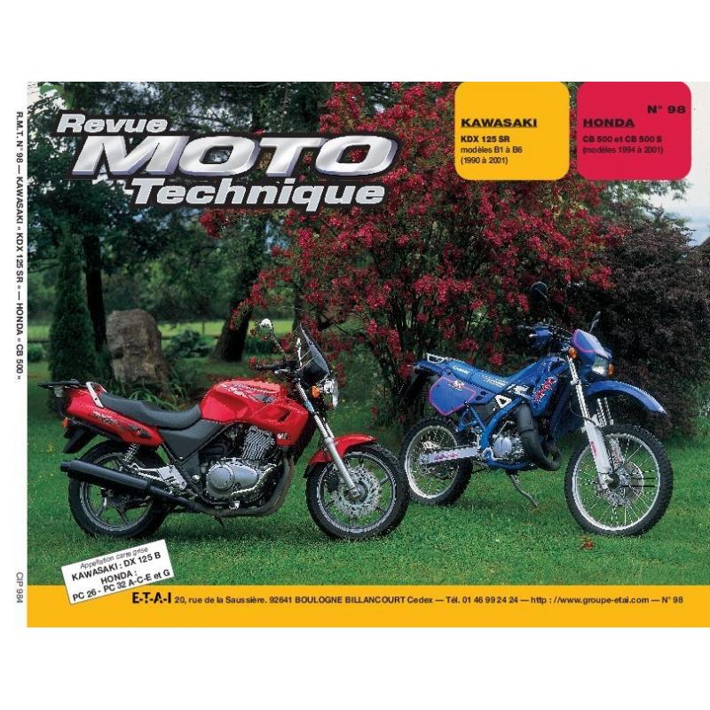 Revue Moto Technique 98.4 Kawasaki KDX 125 / Honda CB 500