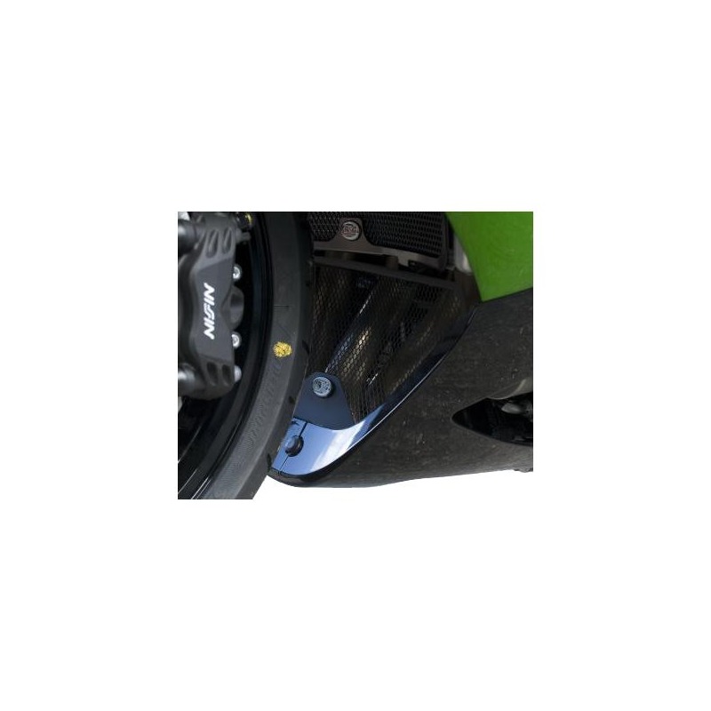 Grille de protection de collecteur R&G Racing titanium Kawasaki ZZR 1400 06-19