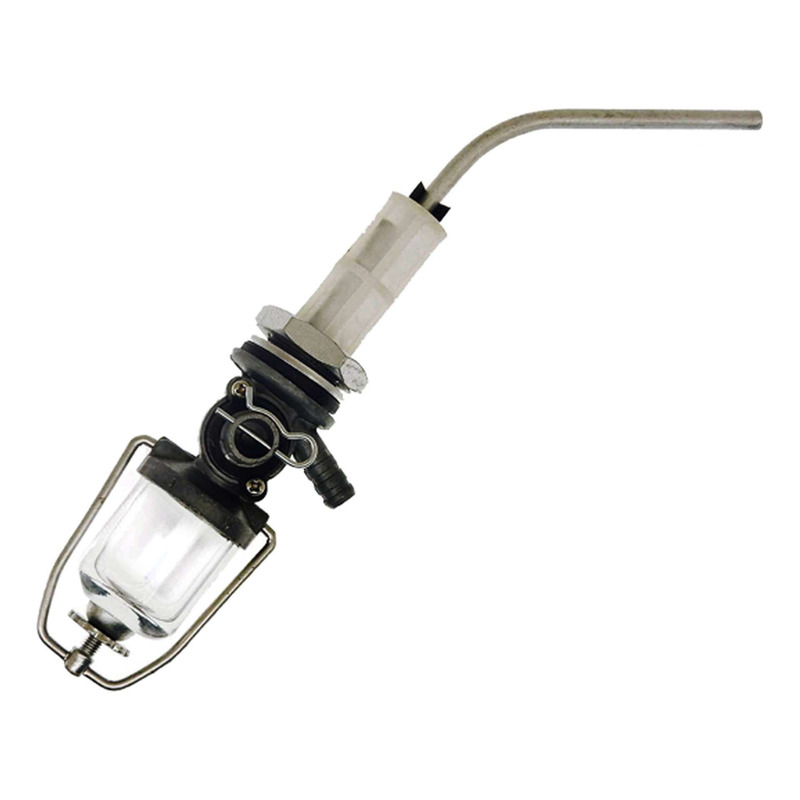 Robinet d'essence RMS classic avec réservoir aluminium Vespa Sprint 125/180