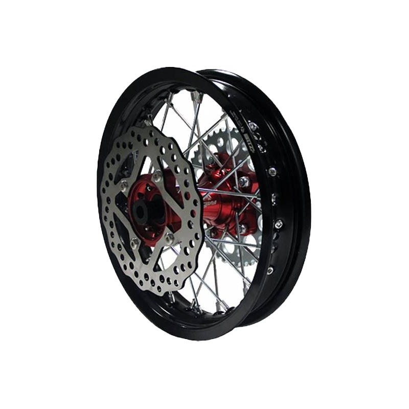 Roue arrière alu 1,85x12’’ YCF rouge