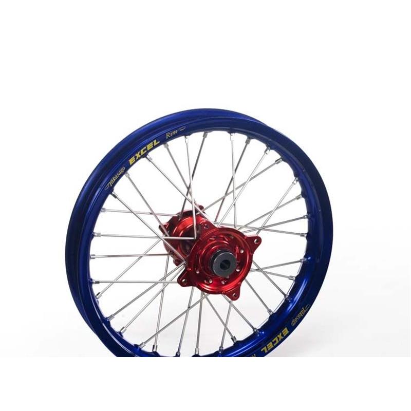 Roue arrière Haan Wheels/Excel 19x1,85 Yamaha 125 YZ 01-18 bleu/rouge