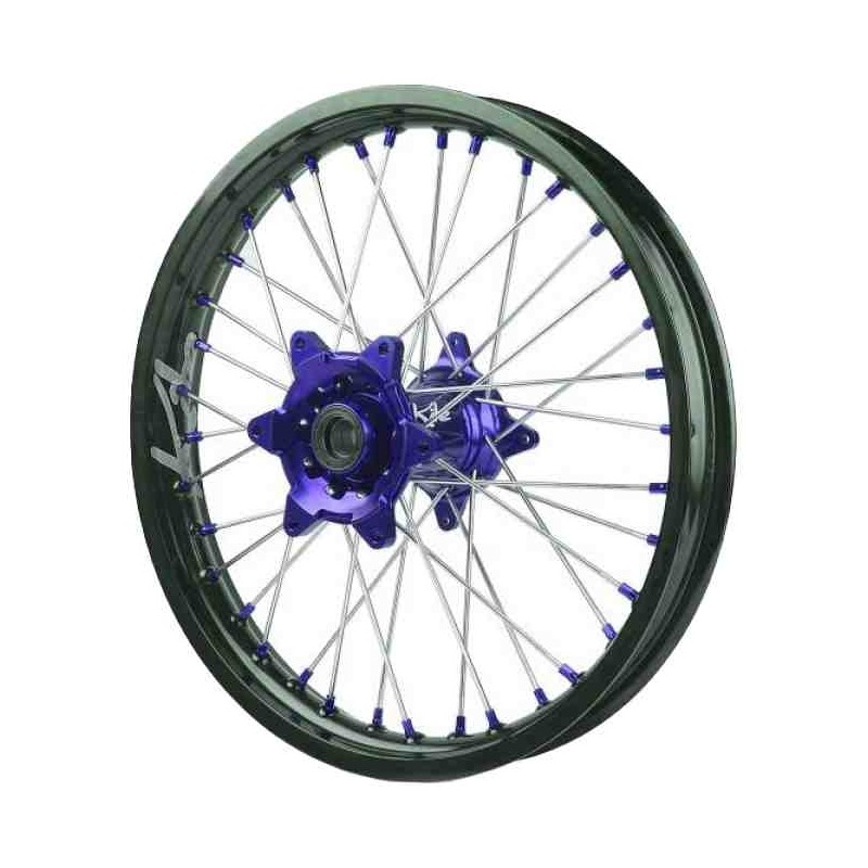 Roue arrière noire moyeu bleu Kite Sport pour Yamaha YZ 250 F 02-20