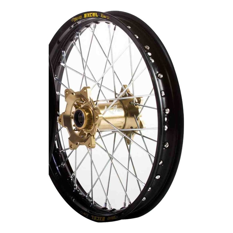 Roue arrière noire moyeu bronze Kite Elite MX-EN 1,85’’x19’’