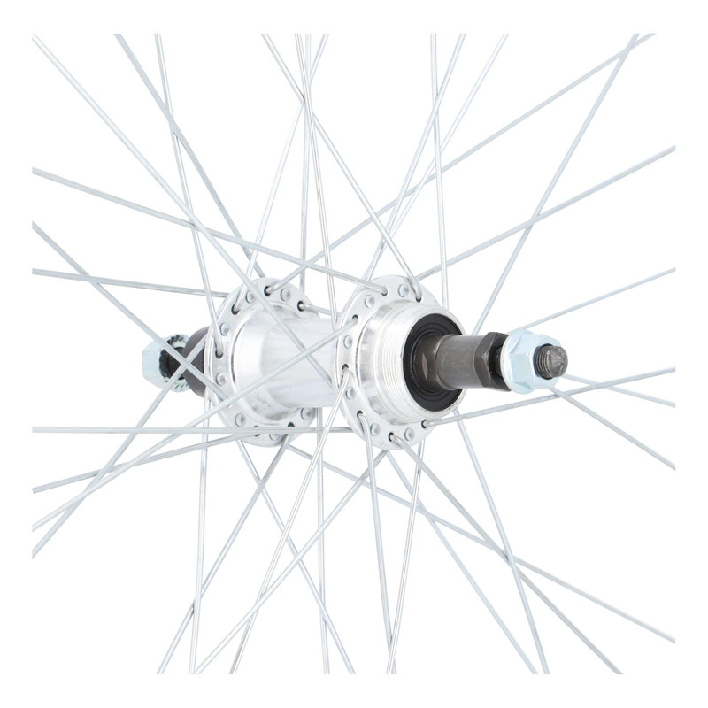 Roue arriÃ¨re VTC 28â  â   Velox Mach1 M260 V-Brake 5/7v argent