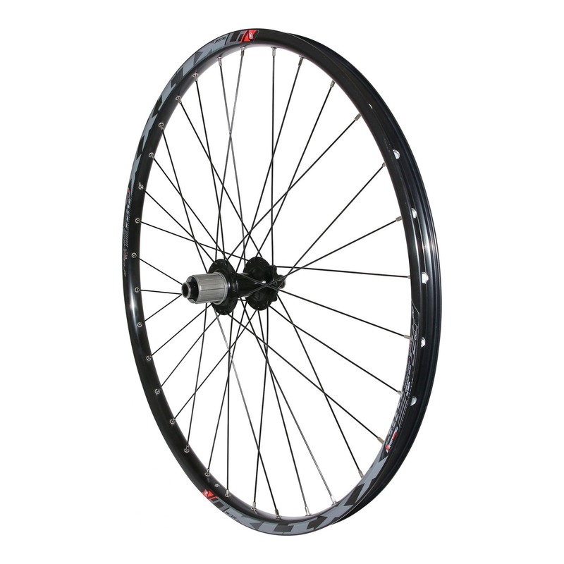 Roue arrière VTT 29 Velox Klixx à disque et axe traversant pour cas