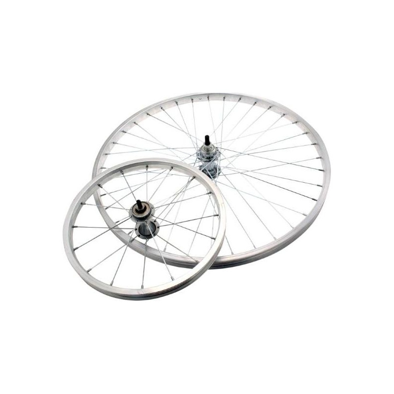 Roue avant City/VTT 14" RMS Junior freinage sur jante axe plein