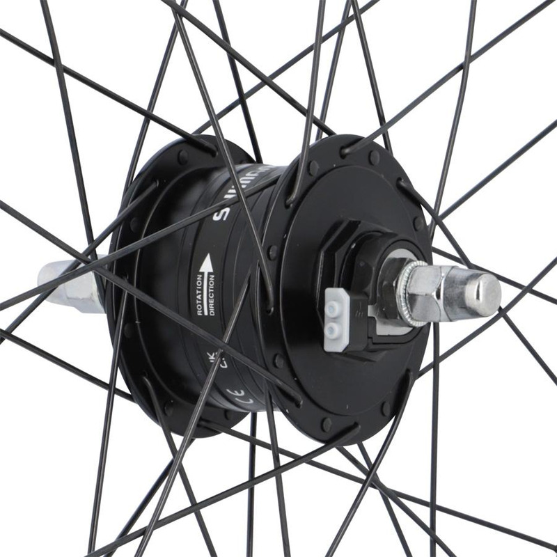 Roue avant E-Bike Cargo 20’’ Velox Mach1 M260 Moyeu Dynamo Shimano noir