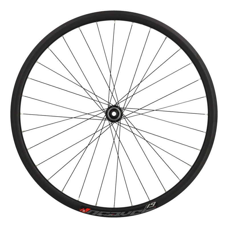 Roue avant Gravel 700C Velox Mach1 Gravel 19 Centerlock Tubeless Ready (12x100) noir