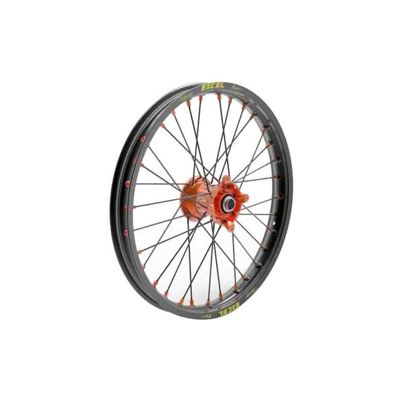 Roue avant noire moyeu orange Kite Elite MC 1,60 x 19 KTM 85 SX gr