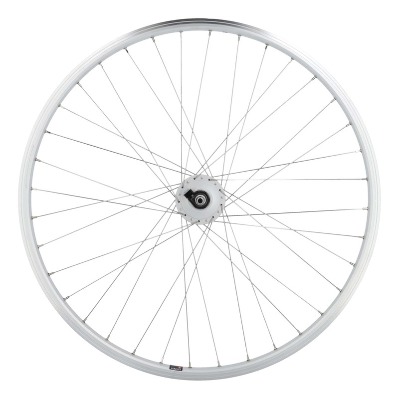 Roue avant VTC 28’’ Velox Mach1 M260 Dynamo Shimano DH-C3000-3 6V V-Brake argent