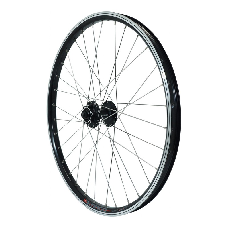 Roue avant VTT 24 Velox Kargo à disque 6 trous et blocage rapide