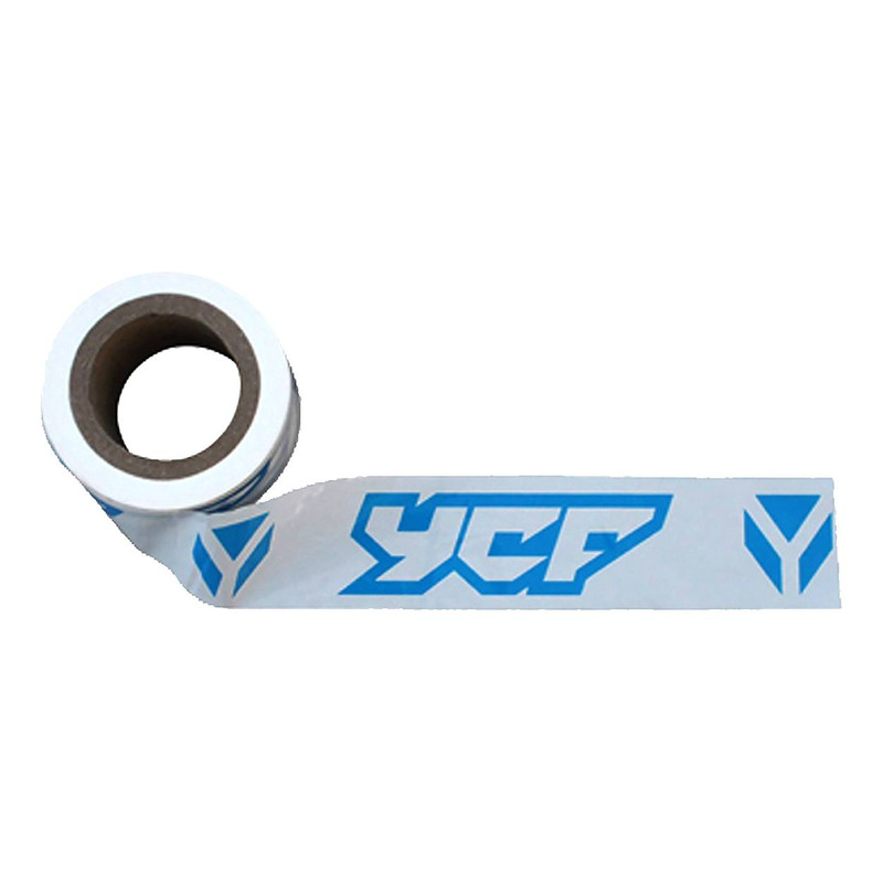 Rouleau de rubalise YCF 100m blanc/bleu