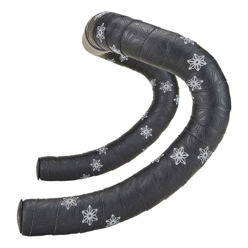 Ruban de cintre Supacaz Super Sticky Kush Galaxy noir/blanc + bouchons