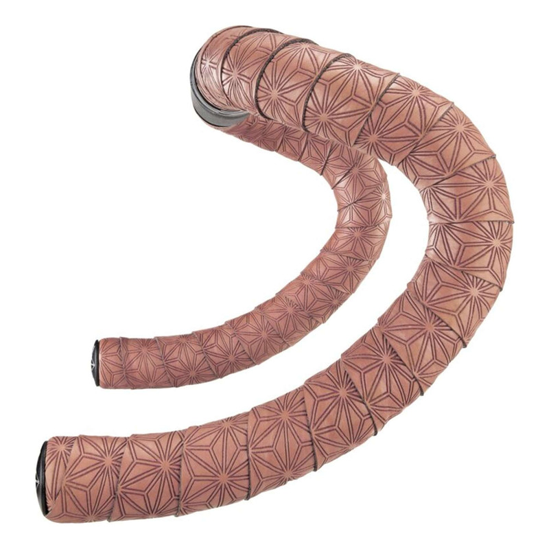 Ruban de cintre Supacaz Super Sticky Kush Gravel marron + bouchons