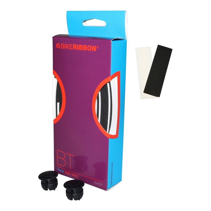 Ruban de guidon vélo BikeRibbon 2 tons blanc/noir