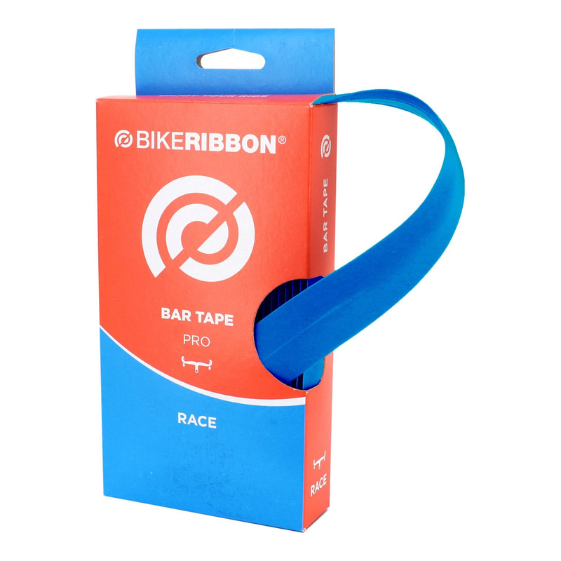 Ruban de guidon vélo Bikeribbon Cork gel bleu