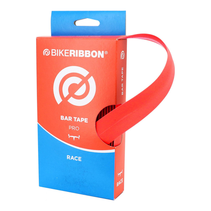 Ruban de guidon vélo Bikeribbon Cork gel rouge