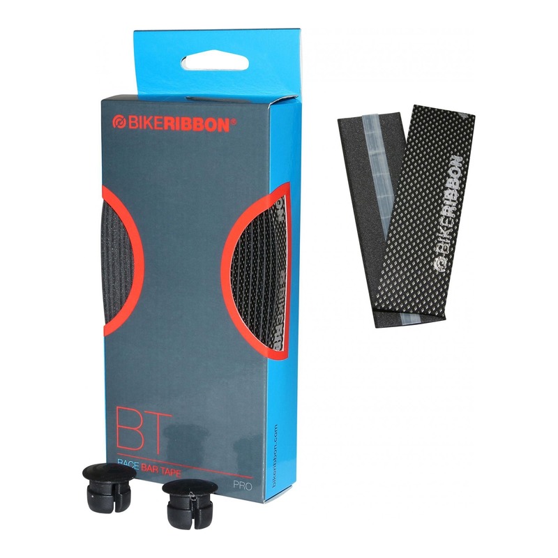 Ruban de guidon vélo BikeRibbon Métal noir/argent