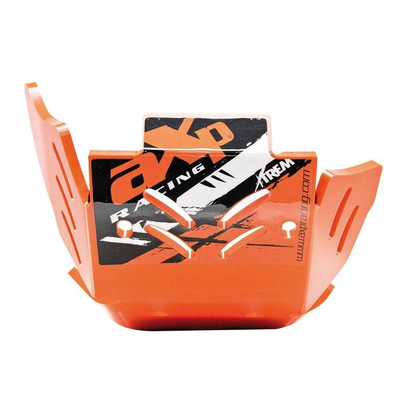 Sabot moteur AXP Enduro Xtrem plastique 8 mm orange KTM EXC-F 250 17-2