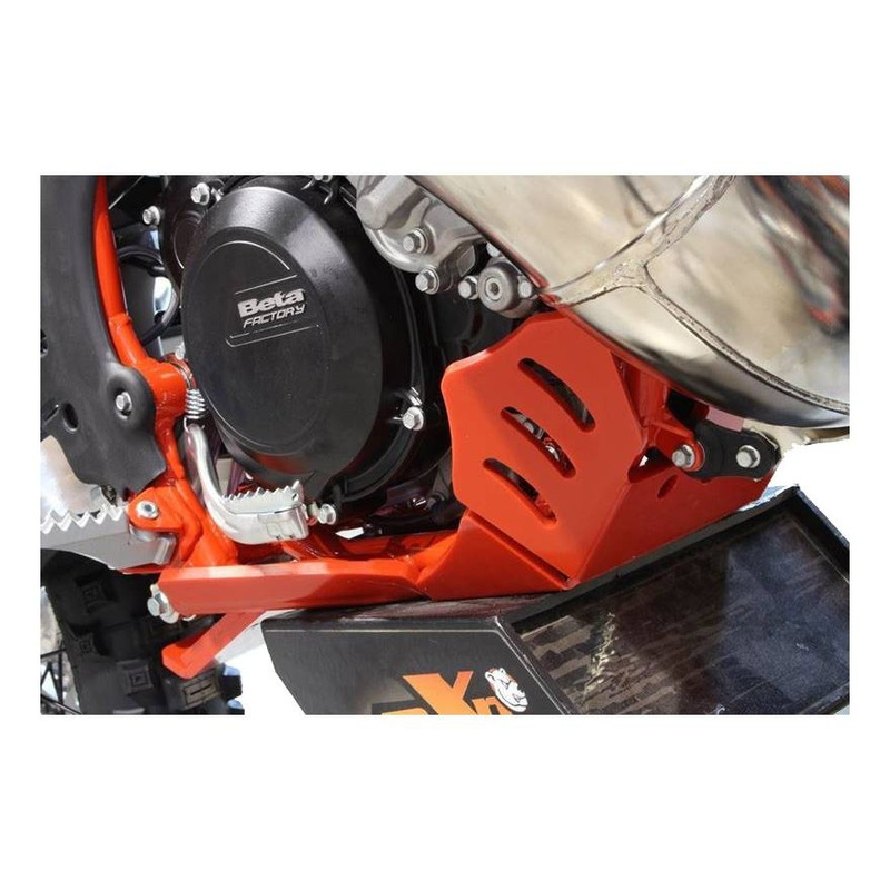 Sabot moteur AXP Enduro Xtrem plastique 8 mm rouge Beta RR 250 18-19