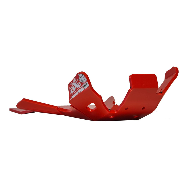 Sabot moteur AXP Xtrem plastique 8 mm rouge avec protection biellette Rieju MR 250 21-24