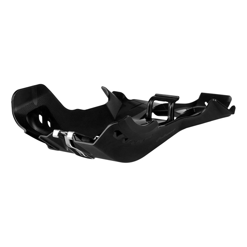Sabot Moteur POLISPORT Fortress en PHD Noir + Protection de Biellette - Sherco 250/300 SE 14-25