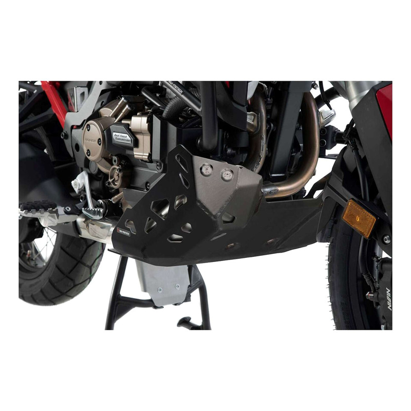Sabot moteur SW-Motech noir Honda CRF1100L Africa Twin Sport 19-23 avec crashbar