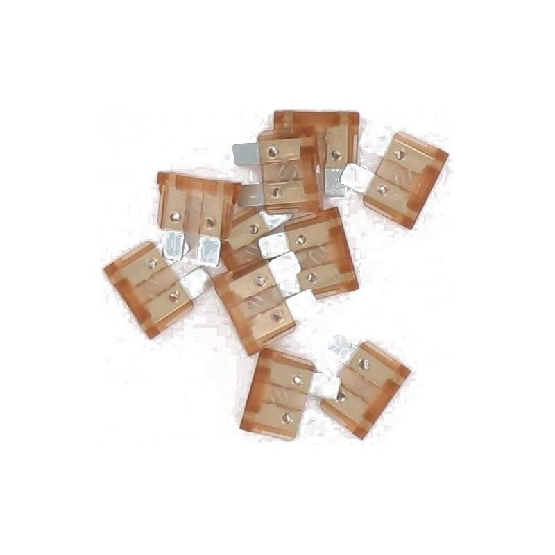 Sachet de 10 fusibles classiques plat enfichables 5 Ampères