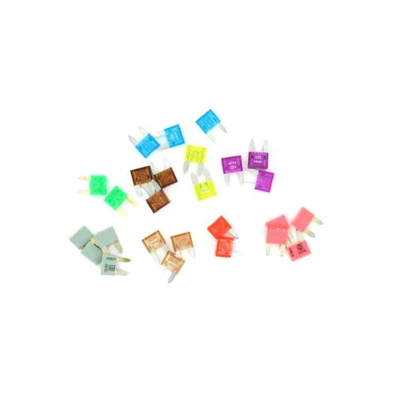 Sachet de 10 fusibles plats miniatures de 25 ampères