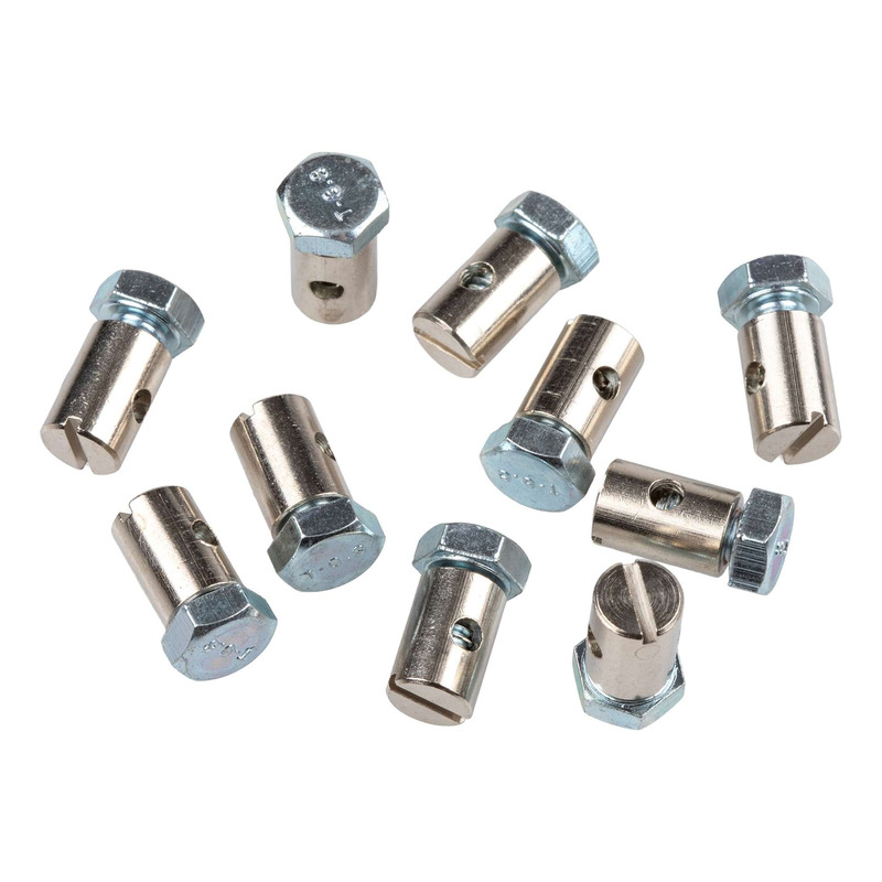 Sachet de 10 serres câble de gaz D.6xL.9mm