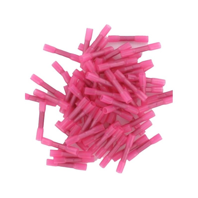 Sachet de 100 cosses à sertir thermorétractable section de fil 0,5/1