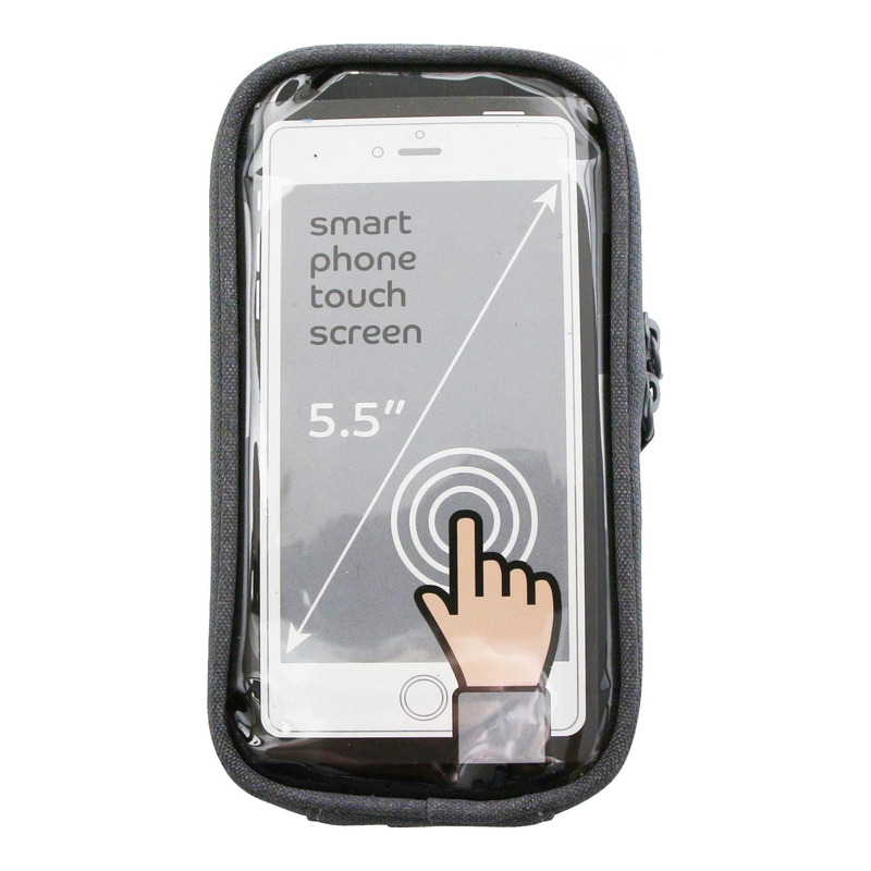 Sacoche de cadre Basil gris foncé pour iPhone (1L)