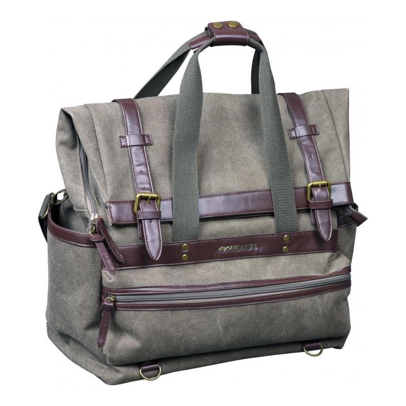 Sacoche de selle Bagster vintage DUFFLER marron/kaki