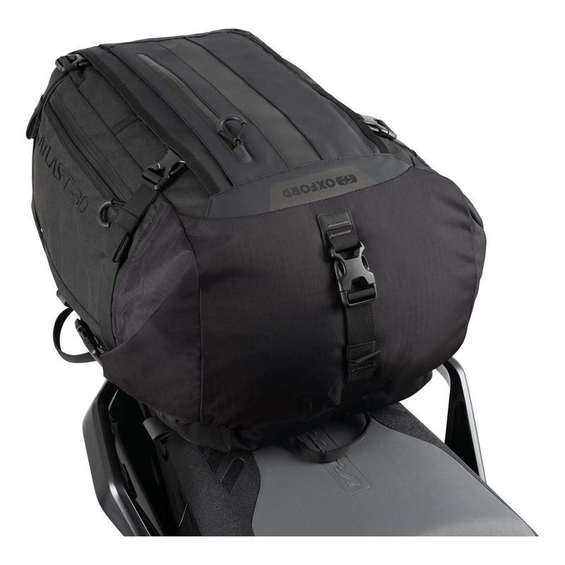 Sacoche de selle modulable Oxford Atlas T-30 Advanced Tourpack noir