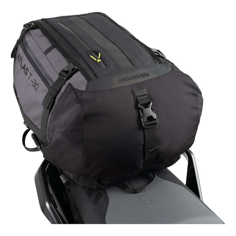 Sacoche de selle modulable Oxford Atlas T-30 Advanced Tourpack noir/anthracite