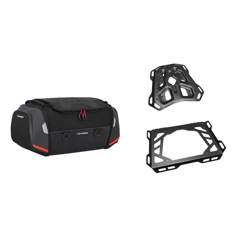 Sacoche de selle SW-Motech Rackpack + porte-bagages + extension CF Mot