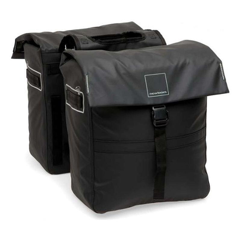sacoche porte bagage vélo Newlooxs Leeds double 38L noir