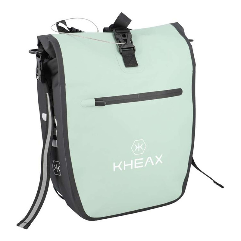 Sacoche vélo porte-bagage Kheax Izoard Mini étanche vert sauge