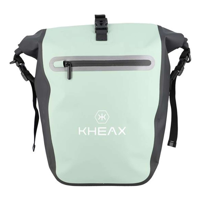 Sacoche vélo porte-bagage Kheax Ventoux II étanche vert sauge