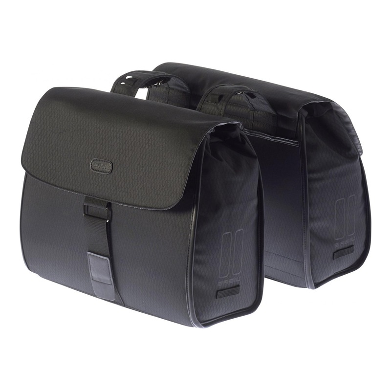 Sacoches latérales arrière vélo Basil 38 Litres noir