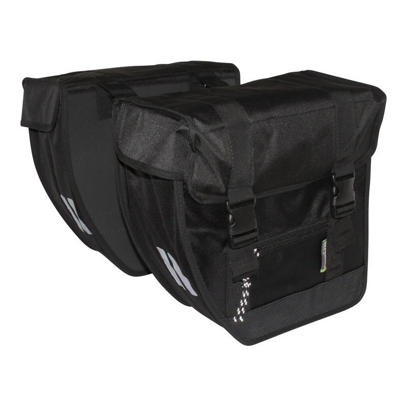 Sacoches latérales arrière vélo Basil Tour XL 40 Litres noir