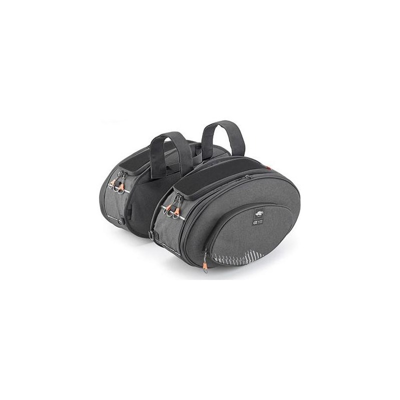 Sacoches latérales Kappa Alpha Range AH207 gris (sacoches extensibles